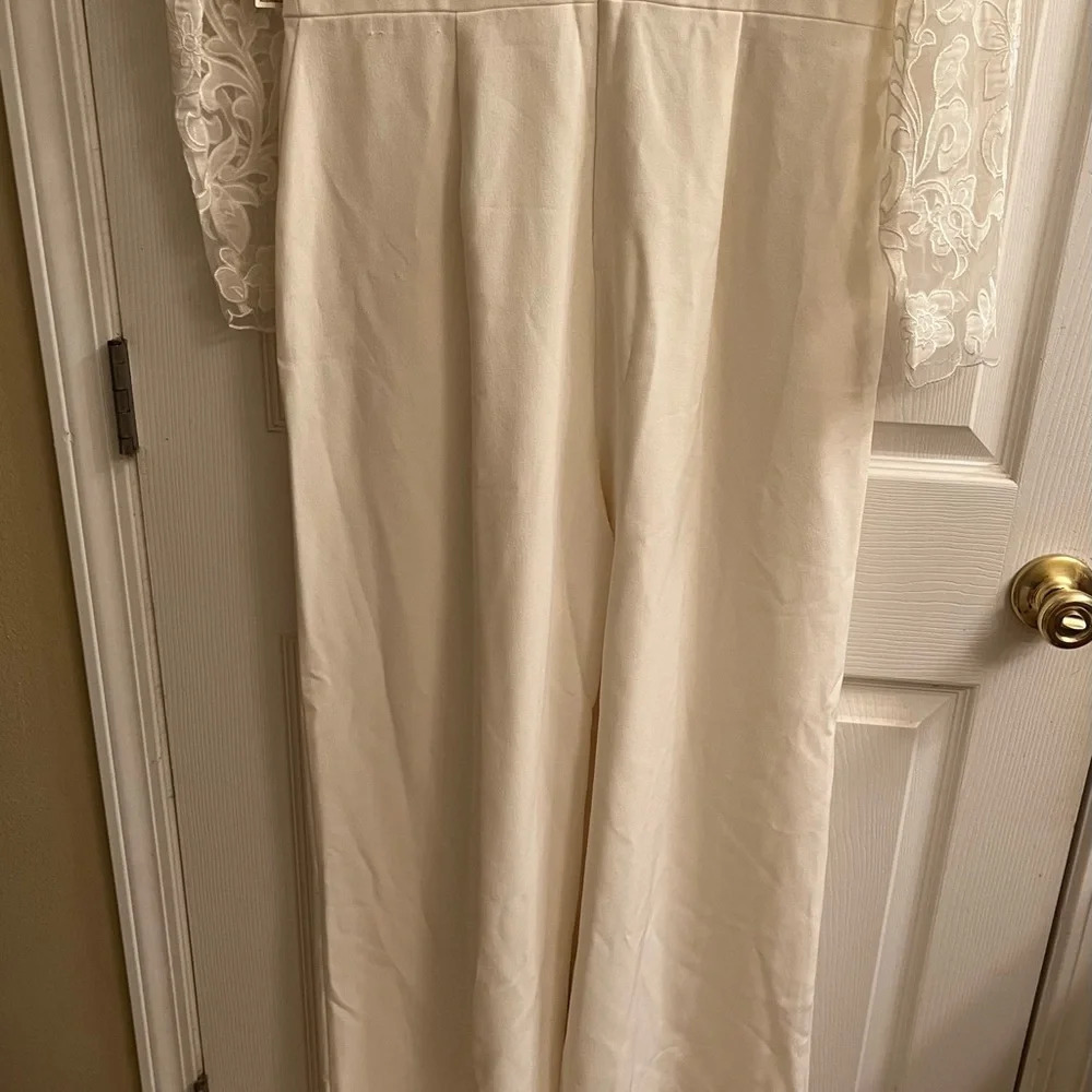 ELIZA J~IVORY JUMPSUIT~NWT~12 - Picture 6 of 16